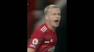 First and Last DONNY VAN DE BEEK manchesterunited [upl. by Sachi601]