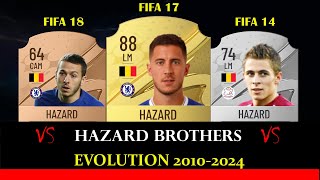 Eden Hazard VS Thorgan Hazard VS Kylian Hazard FIFA EVOLUTION  FIFA 10  EA FC 24 [upl. by Kurys]