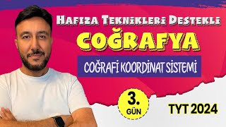 🏆 KAMPPLUS 3 GÜN  Coğrafi Koordinat Sistemi  Mehmet Eğit tyt2024 tytcografya [upl. by Annodam]