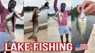 ADVENTUROUS LAKE FISHING MASSIVE CATCH  Fishing in the US [upl. by Halas56]