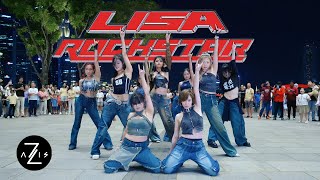 KPOP IN PUBLIC  ONE TAKE LISA ROCKSTAR’ EXTENDED VER  DANCE COVER  ZAXIS FROM SINGAPORE [upl. by Nnaycnan]