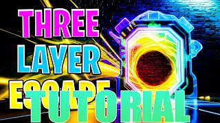 Three Layer Escape All Levels Fortnite Tutorial [upl. by Fanestil]