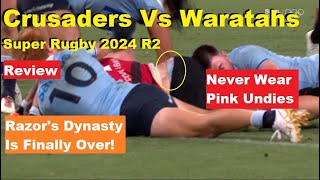 Review Crusaders VS Waratahs 2024 Super Rugby Super Round Reactions Analysis Recap [upl. by Mima]