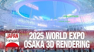 2025 World Expo Osaka 3D Rendering  JAPAN Forward [upl. by Ydne51]