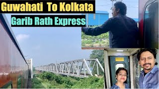 My 1st Vlog in Train Journey  Guwahati to Kolkata Bandel  Garibrath Express  Train Vlog  Subhaj [upl. by Ielhsa]