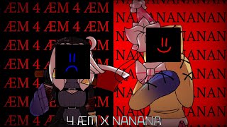 4 ÆM X NANANA Meme  Ft Entity 67 amp Entity 68 oc  Backrooms oc REWRITE LORE [upl. by Rao769]