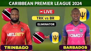 CPL Live Trinbago Knight Riders vs Barbados Royals Live 31st Match  TKR vs BR Live [upl. by Anawed]