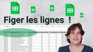 Toujours afficher les premieres lignes avec Google Sheets [upl. by Danyette]