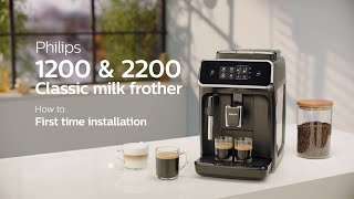 Philips Series 1200 amp 2200 Automatic Coffee Machines  How to Install and Use [upl. by Vins]