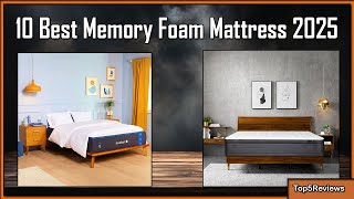 2025s Top 10 Memory Foam Mattresses for a Perfect Sleep [upl. by Fabian530]