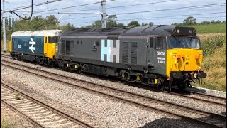 37884 50008 50021 690011 pass Kilby bridge Jn and South Wigston 4062024 [upl. by Muncey]