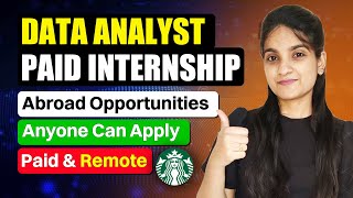 7 Data Analyst Paid Internship for Freshers  Remote amp Paid Internships  Top VarSity [upl. by Leirraj]