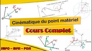 Mécanique du point matériel  Cinématique  Cours complet [upl. by Brooking]