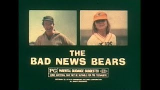 The Bad News Bears 1976 TV Spot Trailers [upl. by Namia]