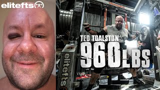 The 960lb Squat That Blew Ted Toalstons Eye Out  eliteftscom [upl. by Waylin]