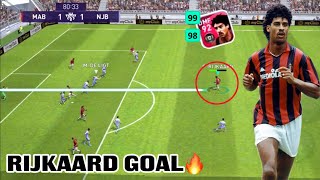 Super Amazing Goal by Rijkaard in PES 2021 Mobile 🚀🔥shorts [upl. by Matthaeus]