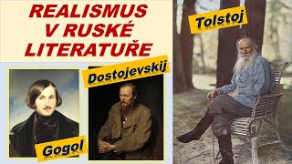 REALISMUS V RUSKÉ LITERATUŘE  Gogol Turgeněv Dostojevskij Tolstoj Čechov Gončarov [upl. by Cassie]