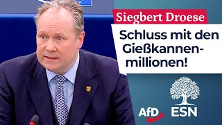 Schluss mit den Gießkannenmillionen – Siegbert Droese AfD [upl. by Naltiac]