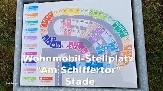 Der Wohnmobilstellplatz am Schiffertor in Stade Nähe zur historischen Altstad didiaurichyoutube [upl. by Aynotahs462]