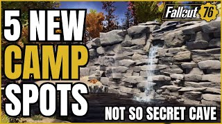 5 Awesome NEW Camp Spots  Fallout 76 Best Camp Locations [upl. by Yonina359]