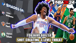 Best JALEN WILLIAMS build in NBA 2K24 [upl. by Uase]