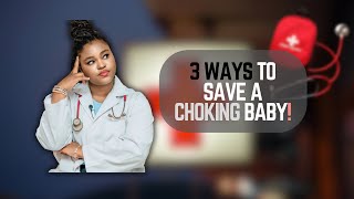 Choking Baby First Aid [upl. by Jaeger]