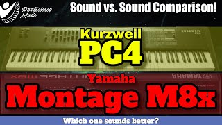 Yamaha Montage M8x vs Kurzweil PC4 Sound vs Sound Comparison Which one SOUNDS better [upl. by Mcnelly]