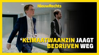 Van Houwelingen FVD quotKlimaatwaanzin jaagt bedrijven wegquot [upl. by Catarina]