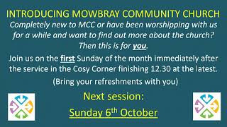 MCC Sunday Morning Service 22 Sept 2024 [upl. by Ahsilra]