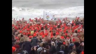 Nieuwjaarsduik Egmond 2012 [upl. by Ubana788]