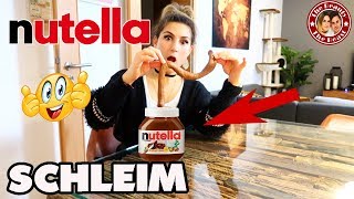 ESSBARER NUTELLA SCHLEIM  SELBER MACHEN IN 3 MIN  DIY TBATB [upl. by Herr288]