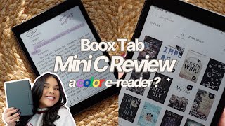 A Color EReader 🌈 BOOX Tab Mini C Review 📚 [upl. by Sandie]