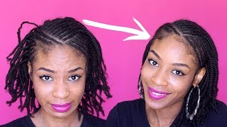 HOW TO MAKE CORNROWS LOOK FRESH amp LESS FRIZZY [upl. by Duky]