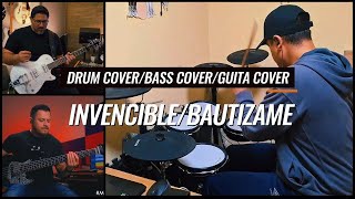 🔥INVENCIBLEBAUTIZAME COVER🔥 FT MIKE ZUÑIGA FT CHRIS ROCHA MIEL SAN MARCOS PENTECOSTES 🥁🎸🎸 [upl. by Ecirtel]