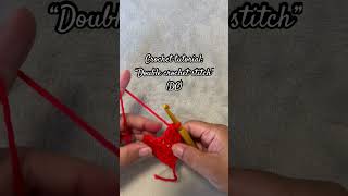 Double crochet subscribe subscribers share shorts short crochet crochetstitch shortvideo [upl. by Ham]