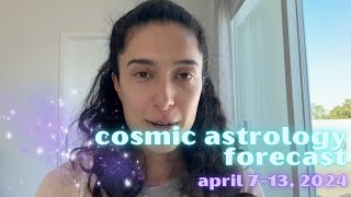 Cosmic Astrology Forecast April 1420 2024 Jupiter Uranus Conjunction [upl. by Odranar]