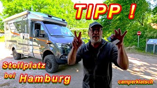 WOHNMOBILSTELLPLATZ an der A7 bei Hamburg❗️Einladend GRÜN  GROSSZÜGIG‼️GEHEIMTIPP für alle Camper👍 [upl. by Gwenn]