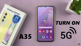 How To Enable 5G Network On Samsung Galaxy A35 5G [upl. by Aicele]