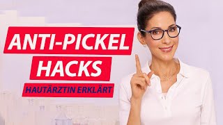 Pickel SOS  11 Hacks im HautarztCheck Teil 2  Welche helfen welche schaden  Doktor Julie [upl. by Arney]