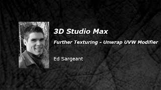 3DS Max  Unwrap UVW Modifier [upl. by Haraf850]