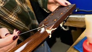 Martin Acoustic Guitar Headstock Repair [upl. by Ophelie]