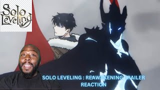 SOLO LEVELING REAWAKENING TRAILER REACTION [upl. by Ennovihc]