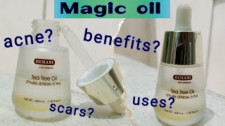 Hemani Tea Tree Oil Review  Tea Tree Oil Benefits  Uses Of Tea Tree oil  Wb By Hemani [upl. by Foscalina]