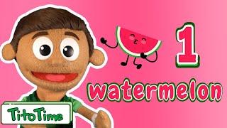 Watermelon Song  Dance and Learn about Watermelons with Tito [upl. by Gottuard]