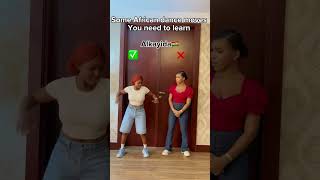 African dance moves you need to learn  shortsfeed dance amapiano [upl. by Ennovart]