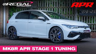 VW MK8 GOLF R STAGE 1 APR SOFTWARE amp DYNO  POWER GAINS [upl. by Tartaglia]