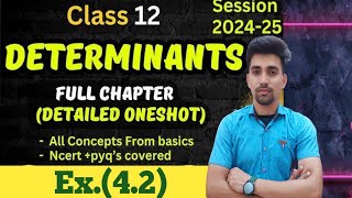 Class12thMathematicsDeterminantEx42 SolutionsExam202425 [upl. by Tunnell]