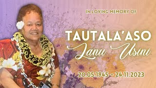 Funeral Service for Tautalaaso Lanu Usini [upl. by Seaton]