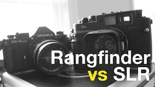 Rangefinder vs SLR Camera [upl. by Lewellen]