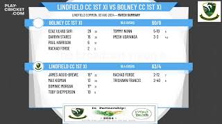 Lindfield CC 1st XI v Bolney CC 1st XI [upl. by Behre]